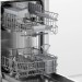Встраиваемая посудомоечная машина 60 cm  Bosch SPV2IKX10E