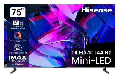 Телевизор QLED Hisense 75U7KQ 4K Ultra HD Smart TV